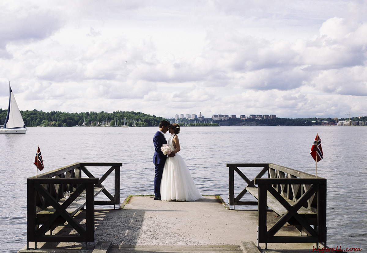 Bröllopsfotografi av Nora och Kim i Stockholm, bild 10