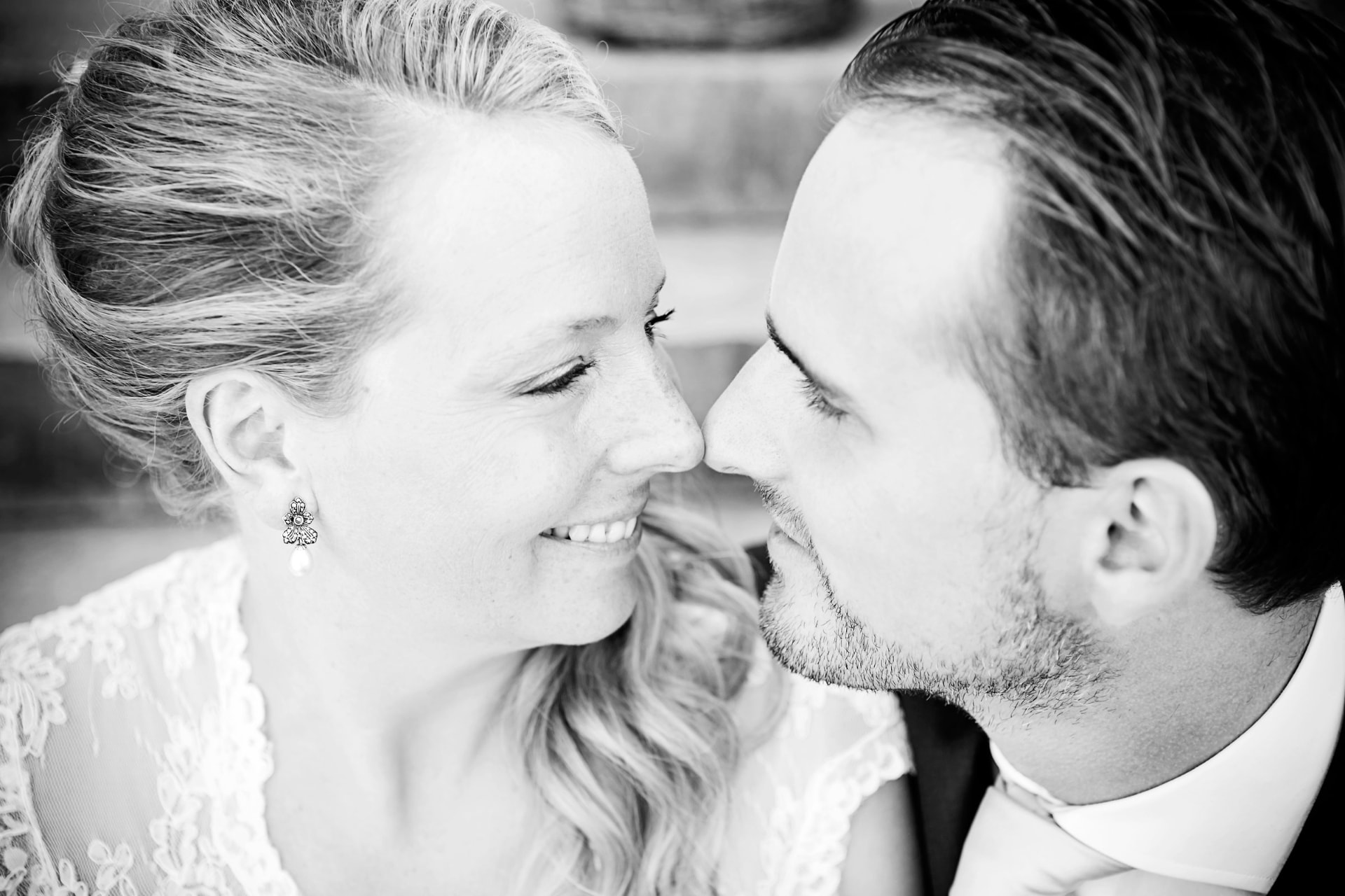Malin och Staffan, bröllopsporträtt på Skeppsholmen 3